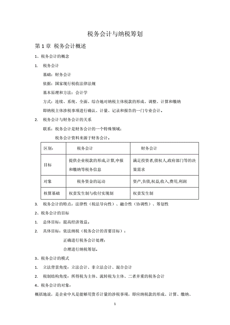 稅收籌劃的18種方法